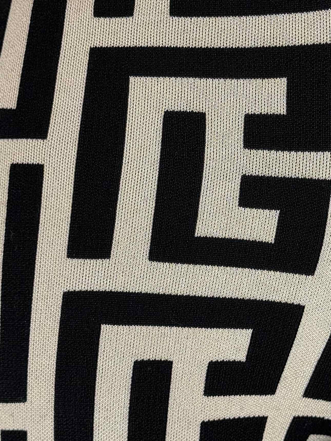 Balmain Size 34 Monogram Knitted Leggings
