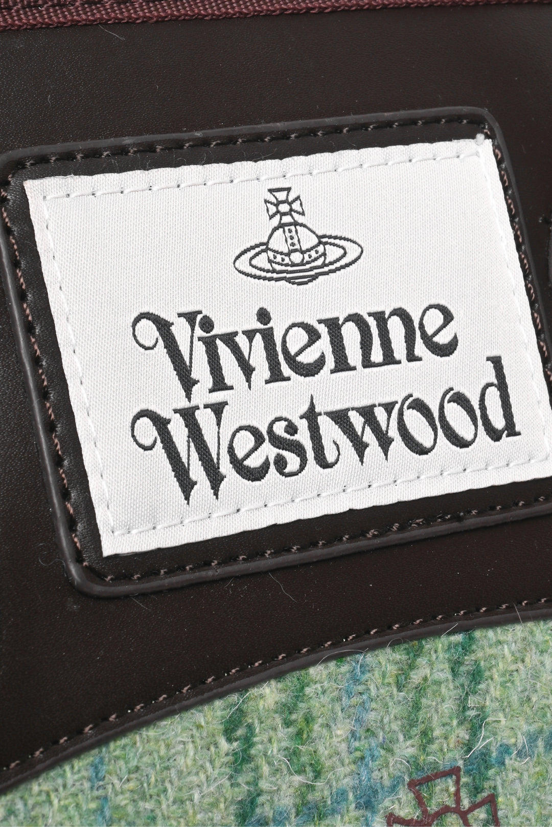 Vivienne Westwood Harris Tweed Plaid Elena Shopper Tote