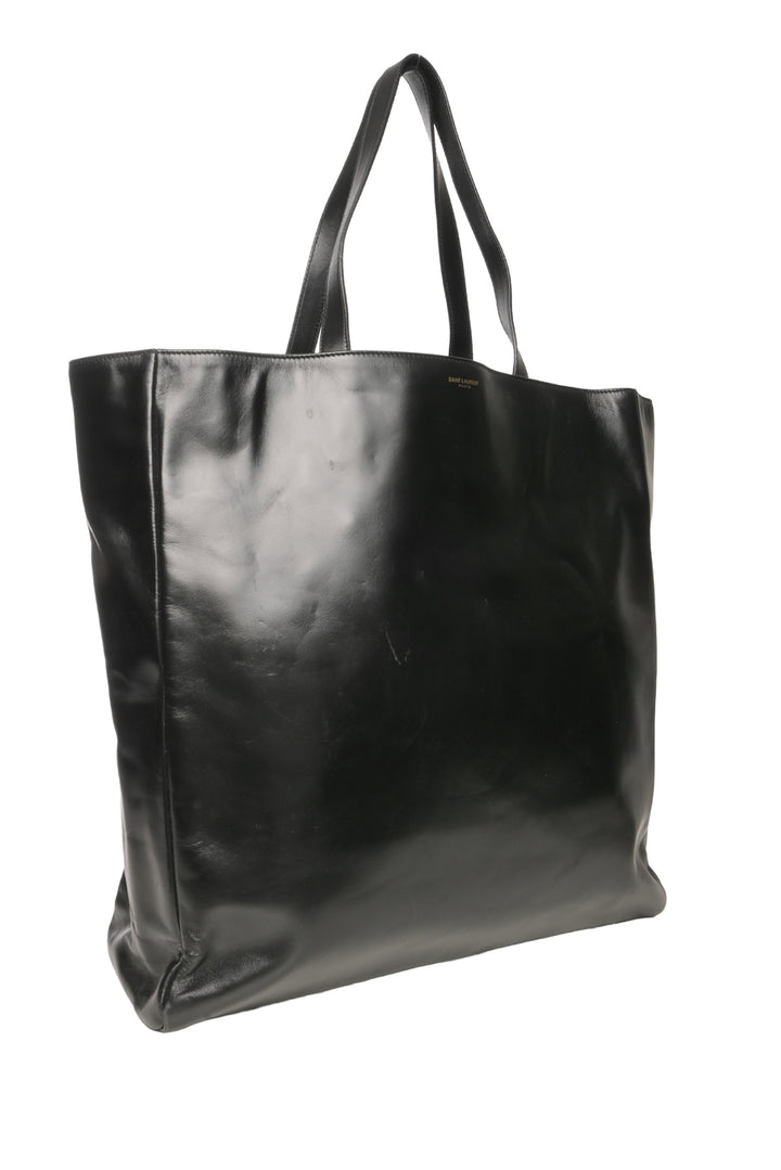 Saint Laurent Leather Shopping Tote