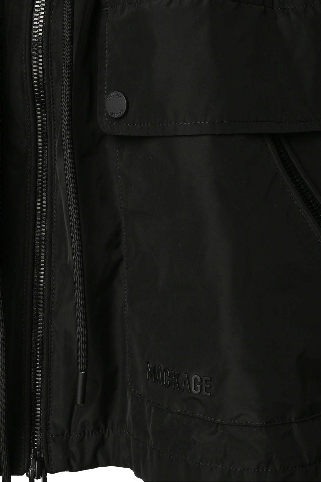 Mackage Size M Keryn Medium-Length Rain Jacket