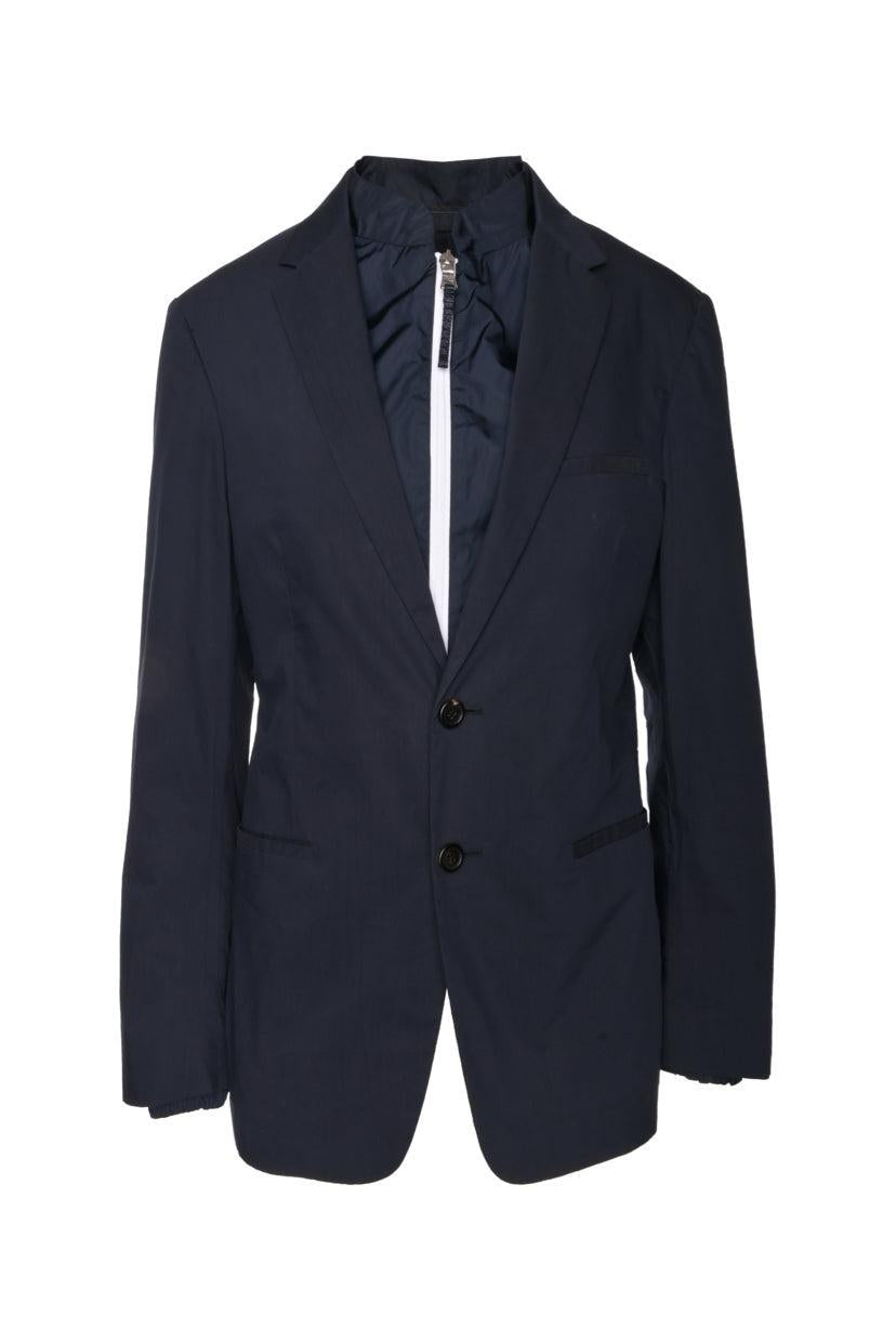 Prada Size 38 2009 Men's Zip Up Blazer