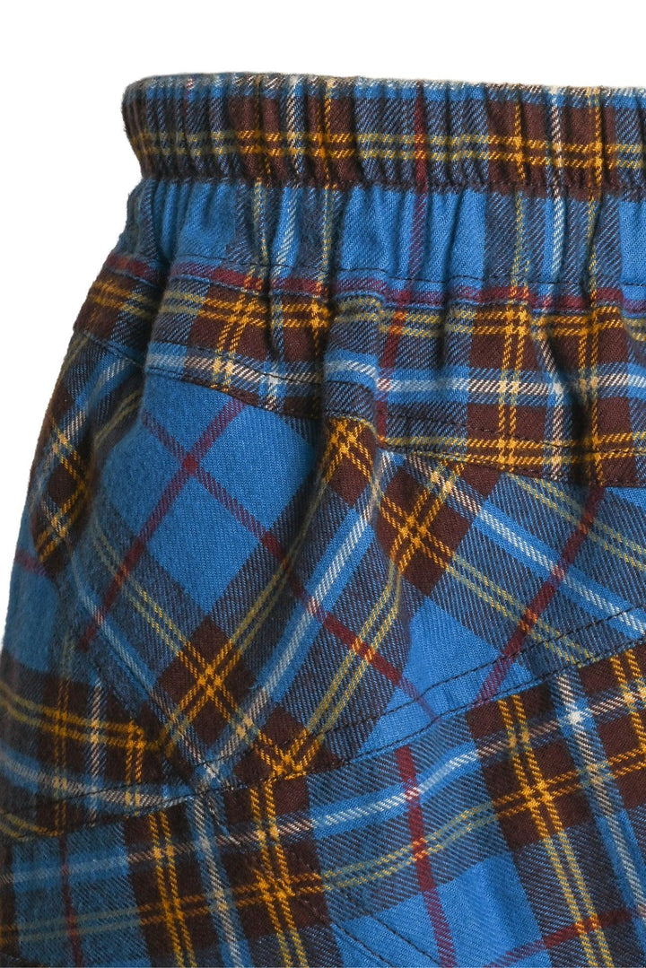 Rick Owens Size 12 Gethsemane F/W 21 Plaid Penta Shorts