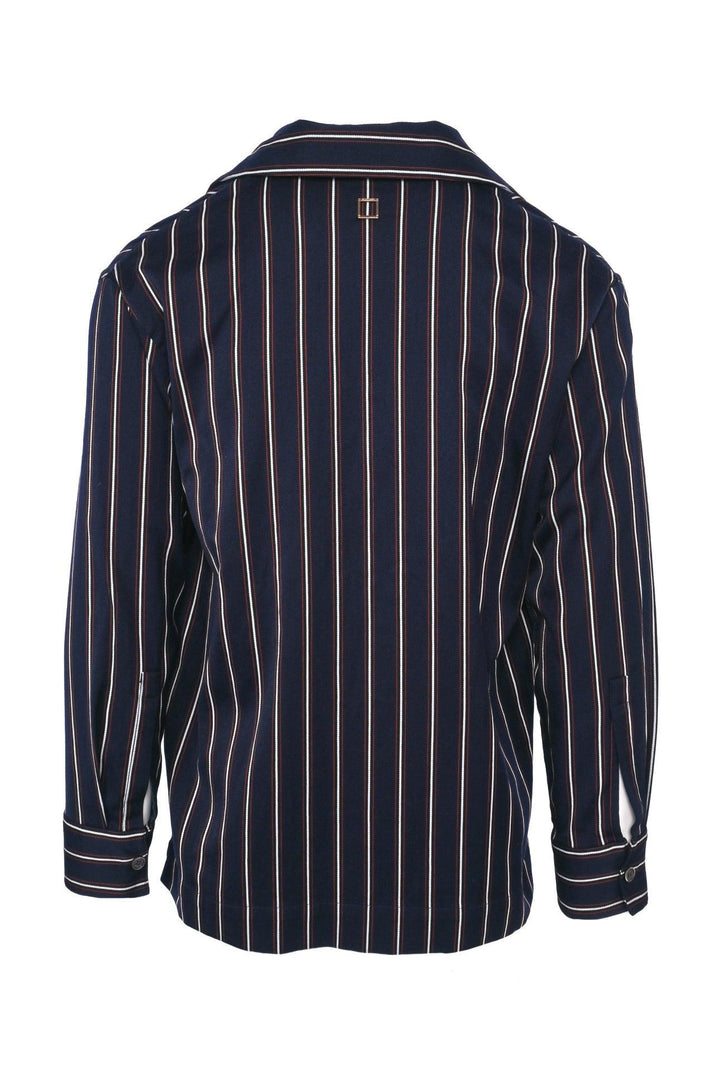 Wooyoungmi Size 46 Men's Striped Blazer