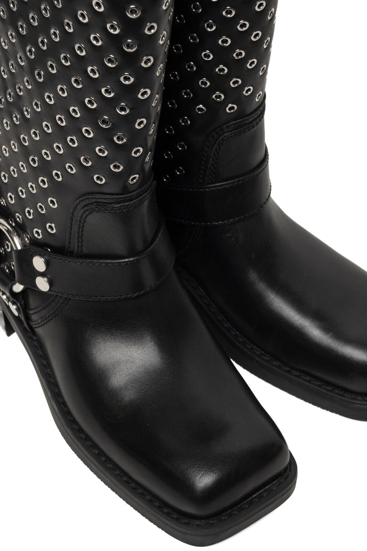 Michael Kors Size 6 Crosby Moto Boots