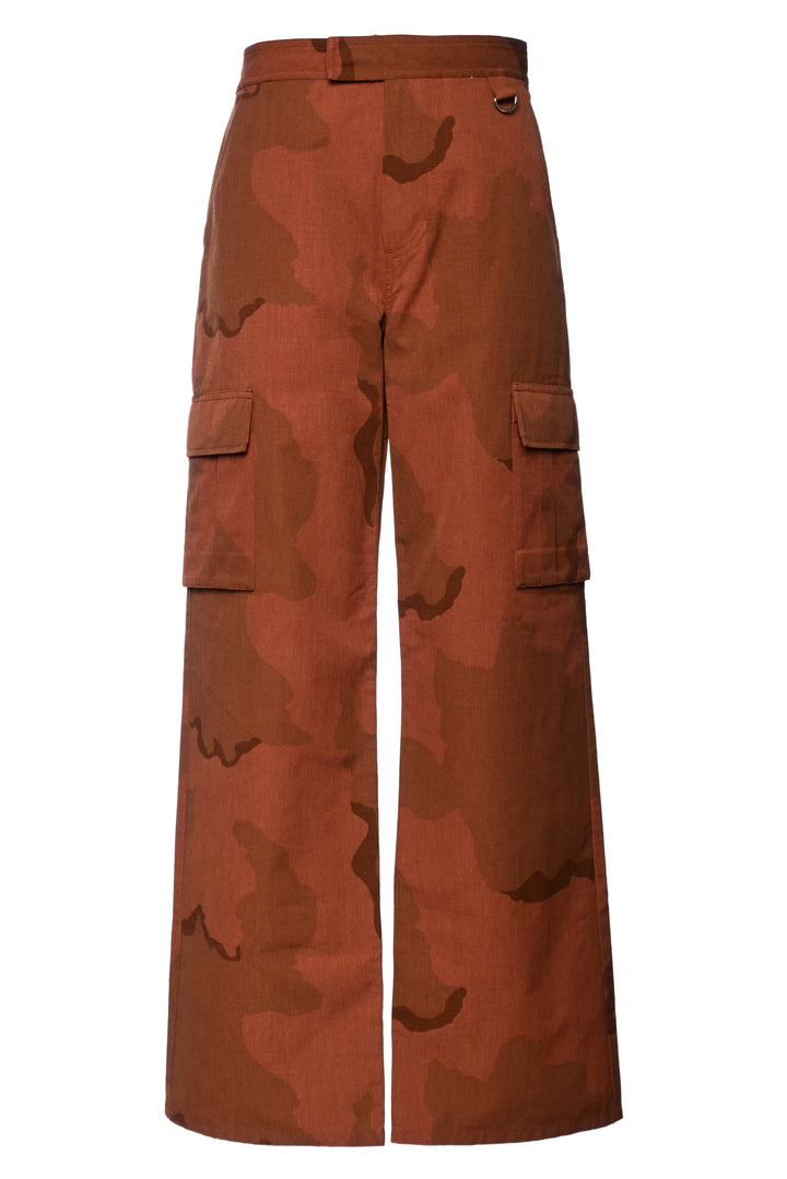 Marine Serre Gold Line Size S Camo Cargo Pants
