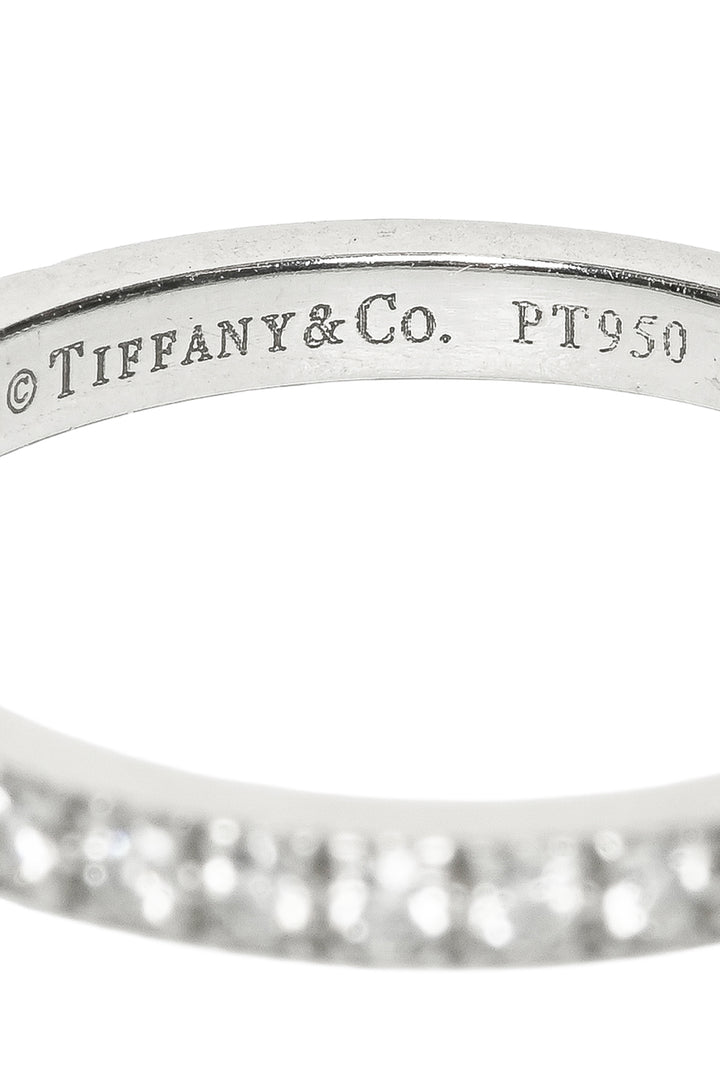 Tiffany & Co Size 5 Soleste Half Eternity Ring