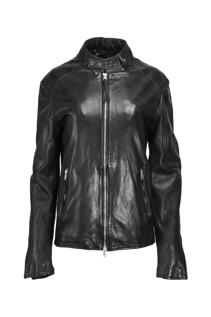 All Saints Size XS Men's Jet Black Cora Jacket Jacket