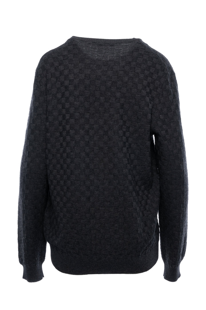 Louis Vuitton Size M Men's Damier Signature Crewneck Sweater