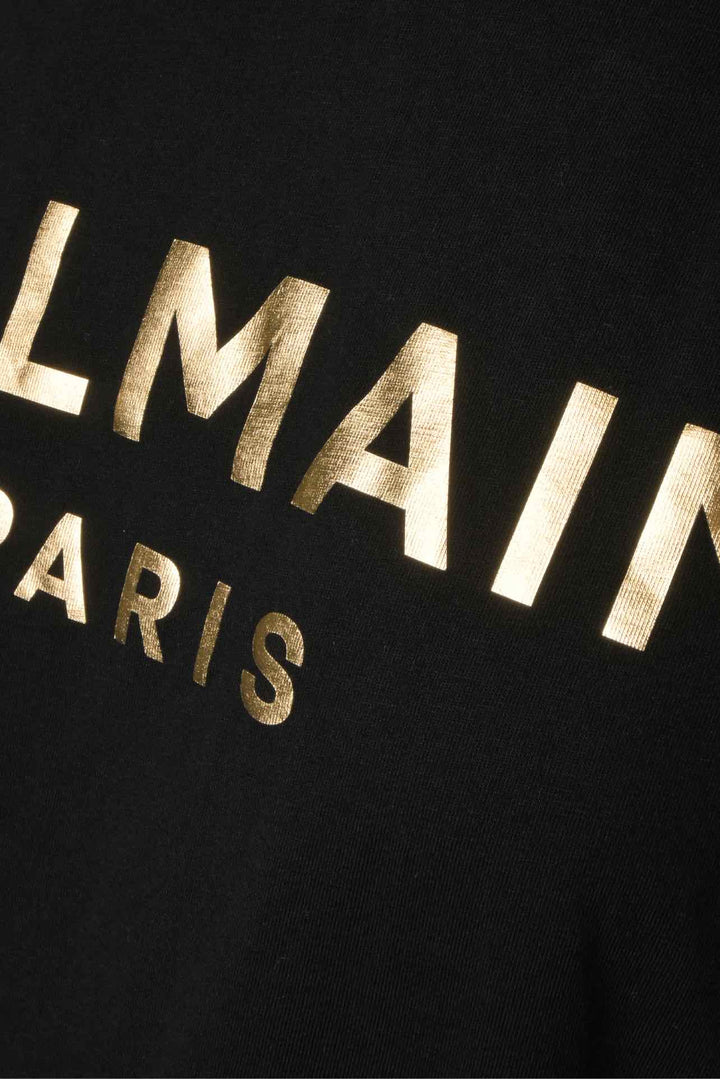 Balmain Size L Logo & Button Tank Top