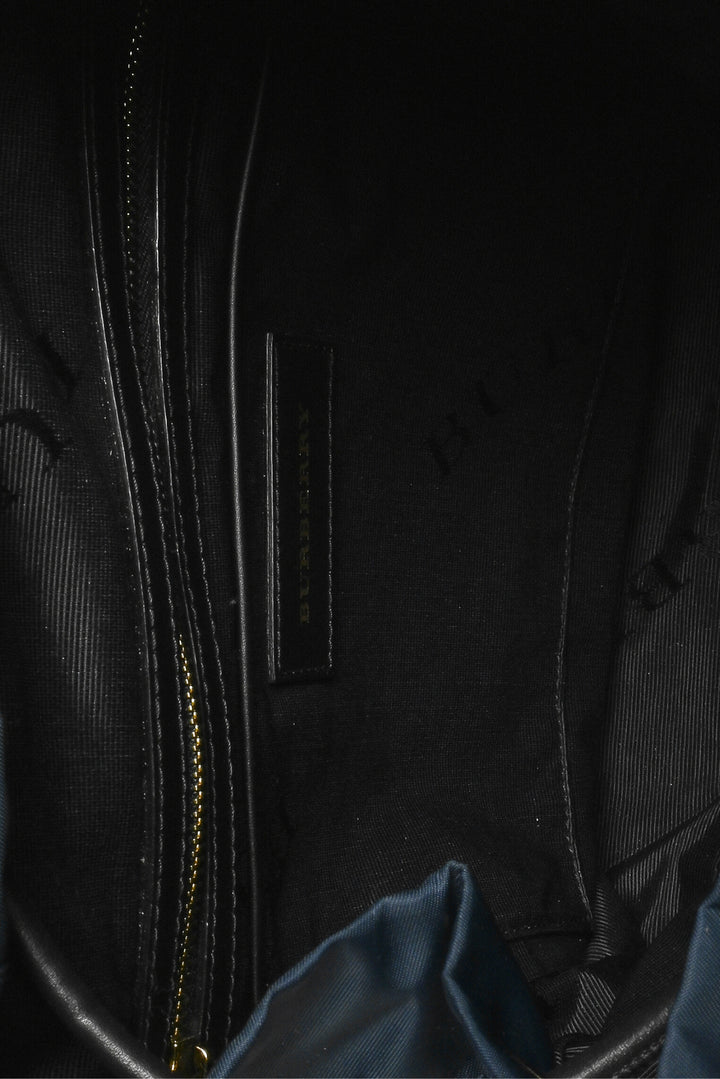 Burberry Rucksack Leather Trimmed BackPack