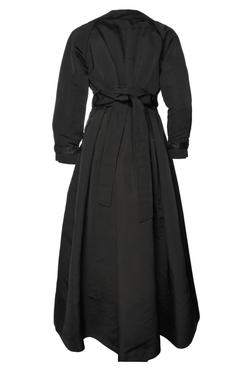 Carolina Herrera Size 6 Maxi Embellished Button-Up Evening Coat