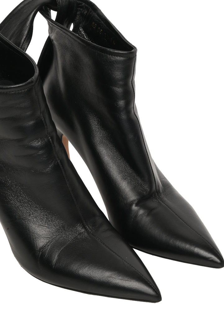 Dior Size 36 La Belle D Bow Ankle Boots