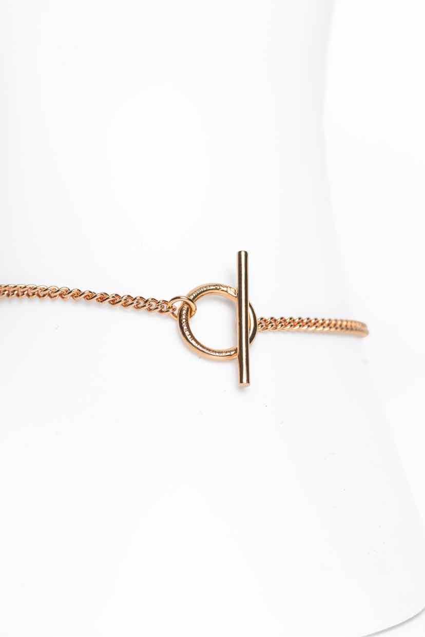 Hermes 18K Rose Gold Echappee Bracelet