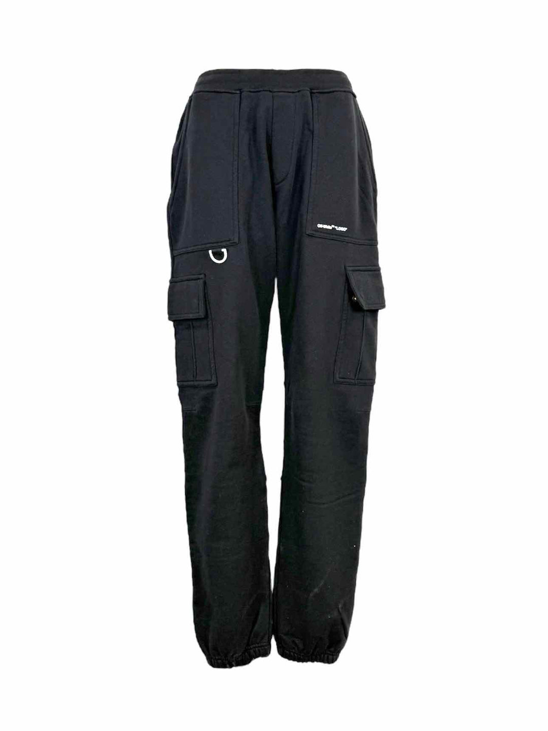 OFF-WHITE  Size M Men's "Logo" Cargo Sweatpants