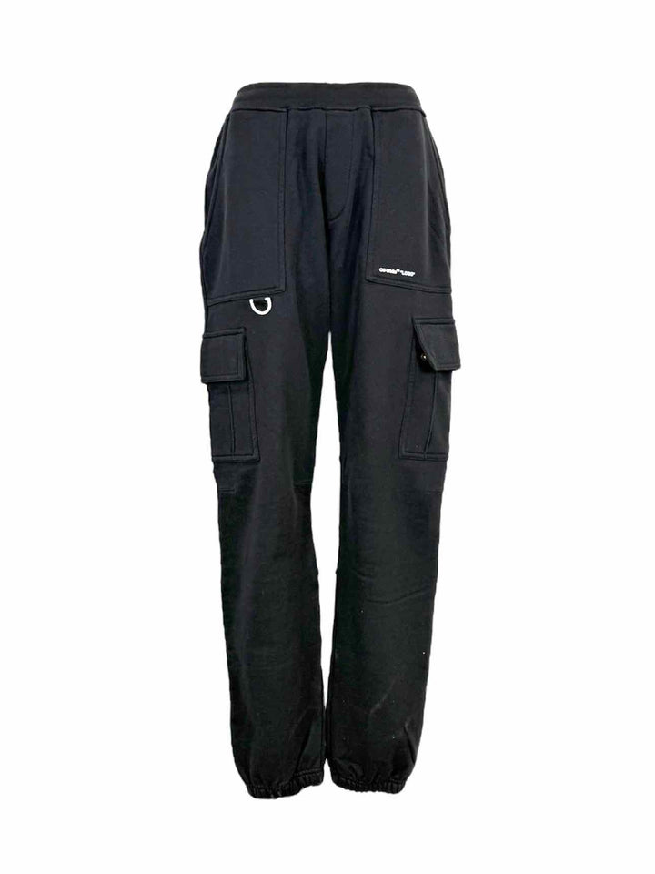 OFF-WHITE  Size M Men's "Logo" Cargo Sweatpants