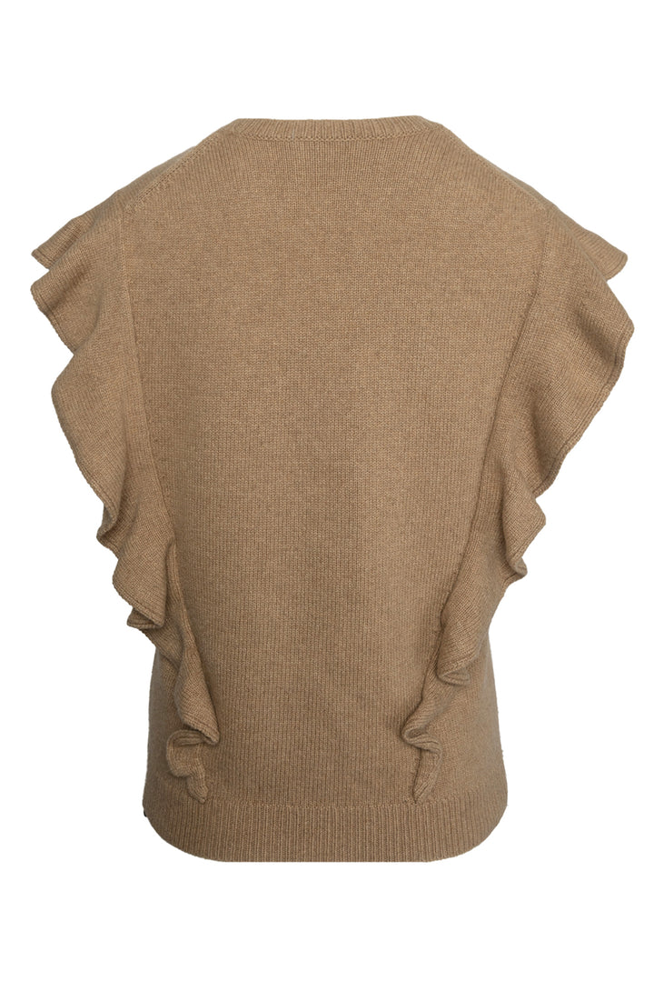 Chloe Size M Sleeveless Cashmere Sweater