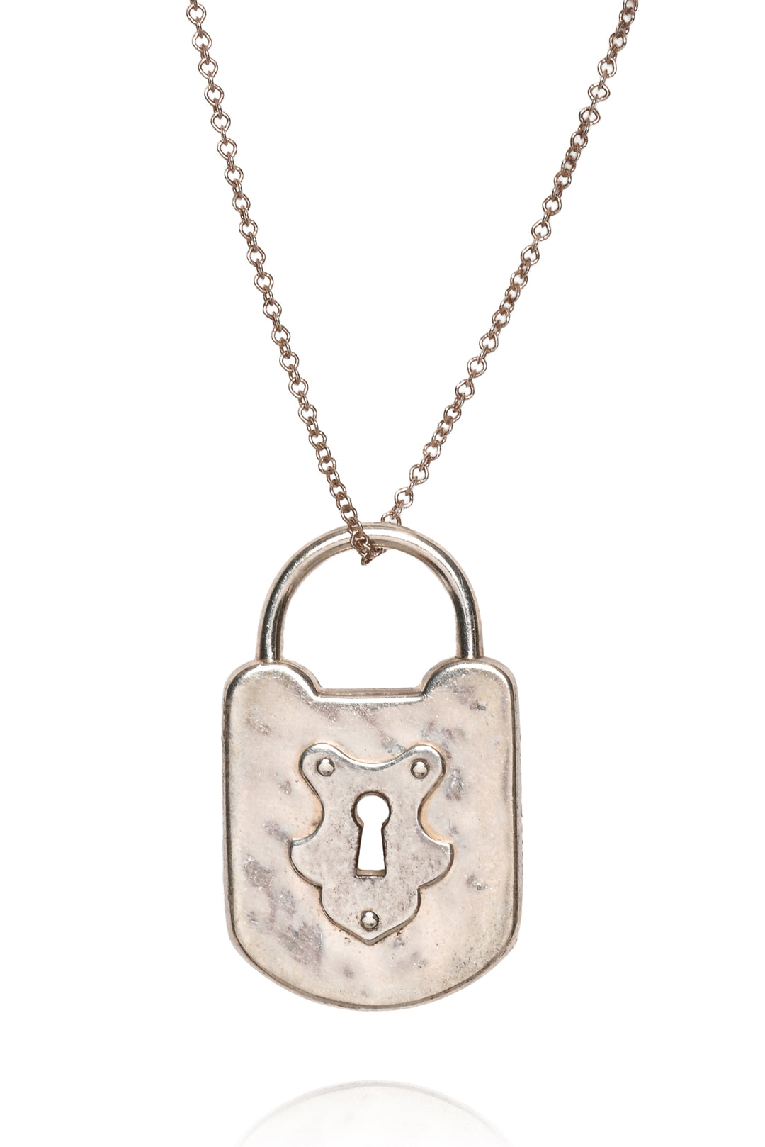 Tiffany & Co Lock Charm Necklace