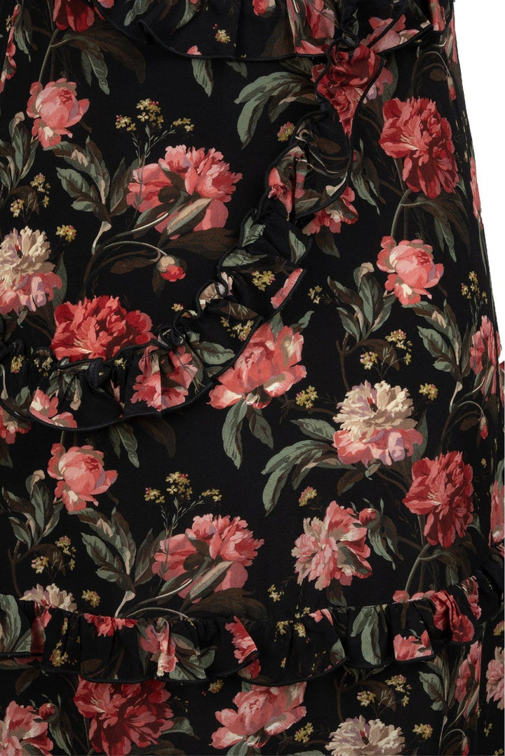 R13 Size S Ruffle Slit Dress