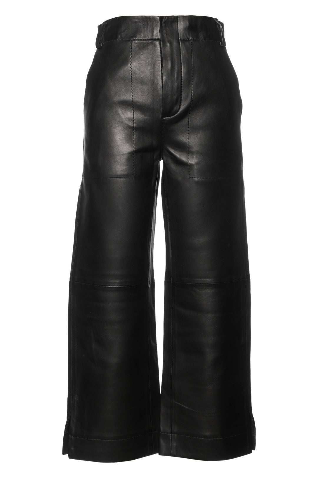 Olivia Sheed Size 4 Wide Leg Leather Pants