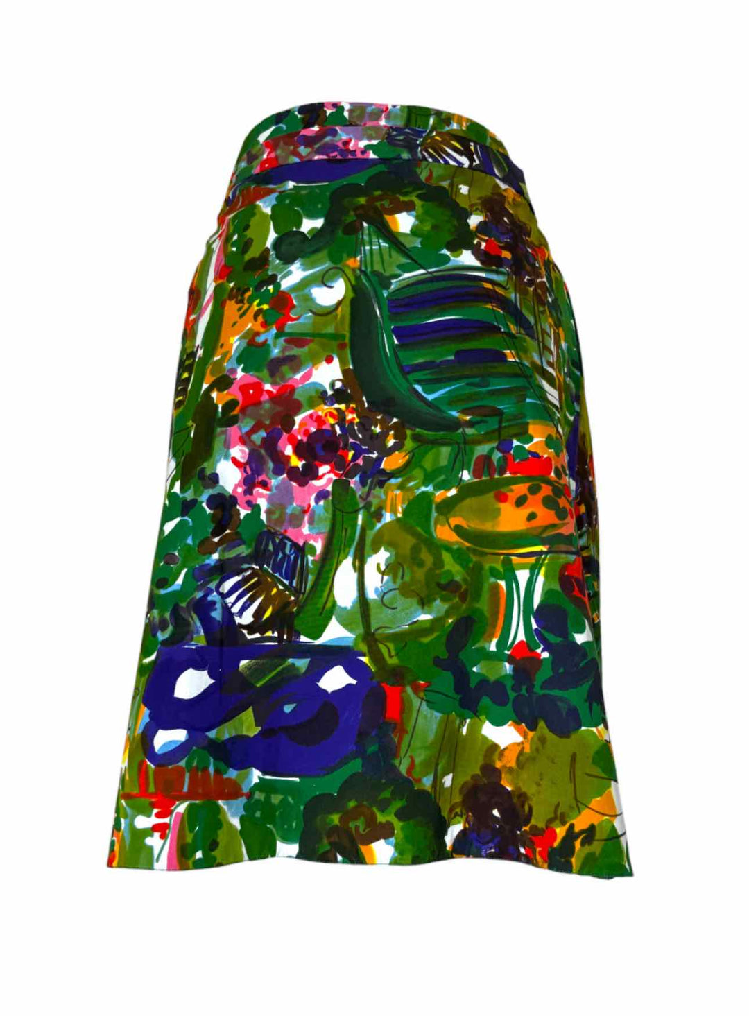 Marni Size 42 Floral Cotton Skirt