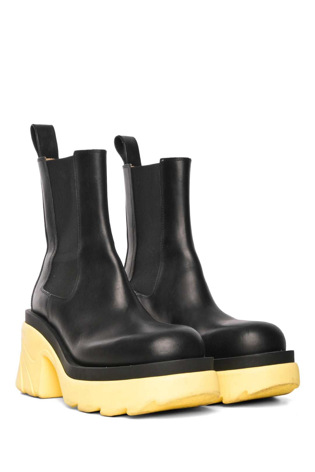 Bottega Veneta Size 37.5 Flash Platform Ankle Boots