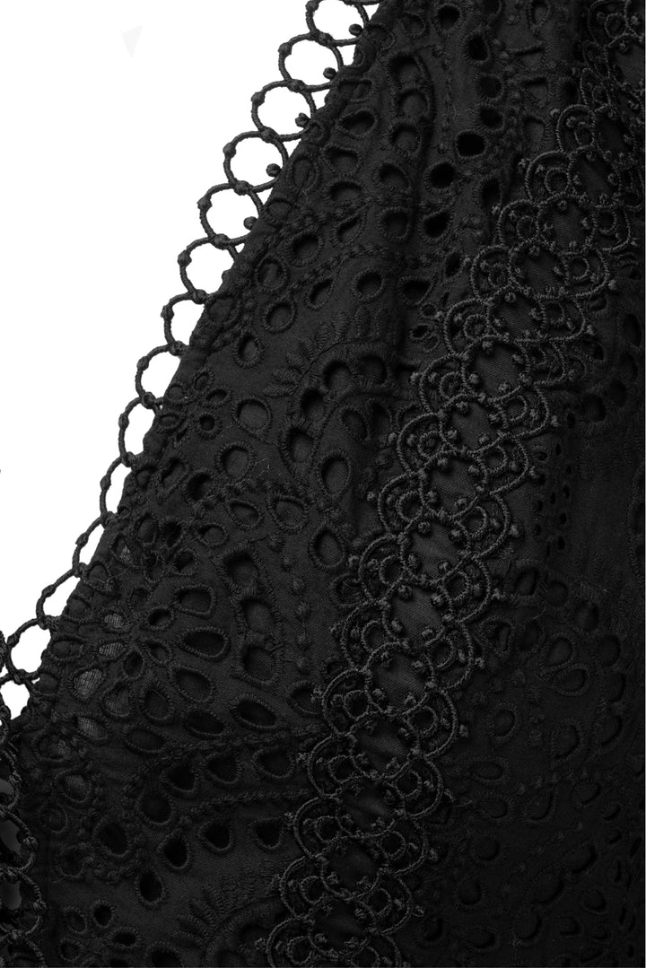 Zimmermann Size 2 Broderie Anglaise Tiered Mini Dress