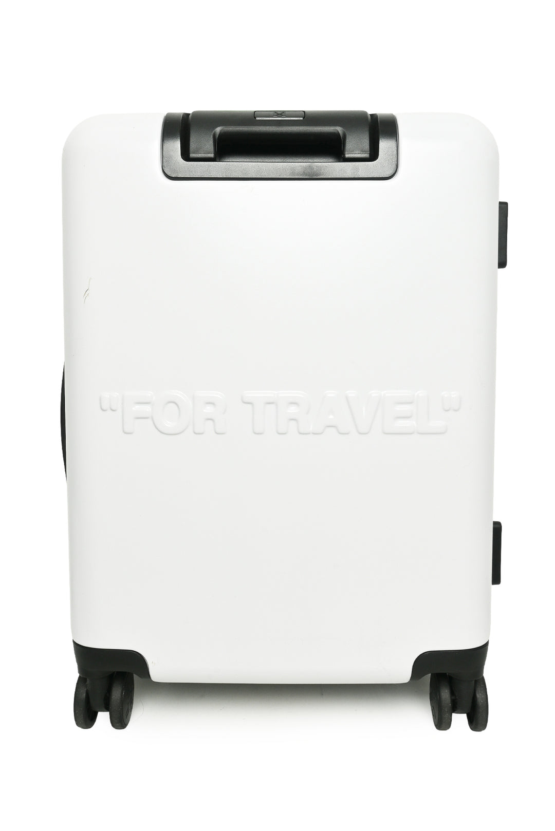 Off White Arrow Trolley Suitcase