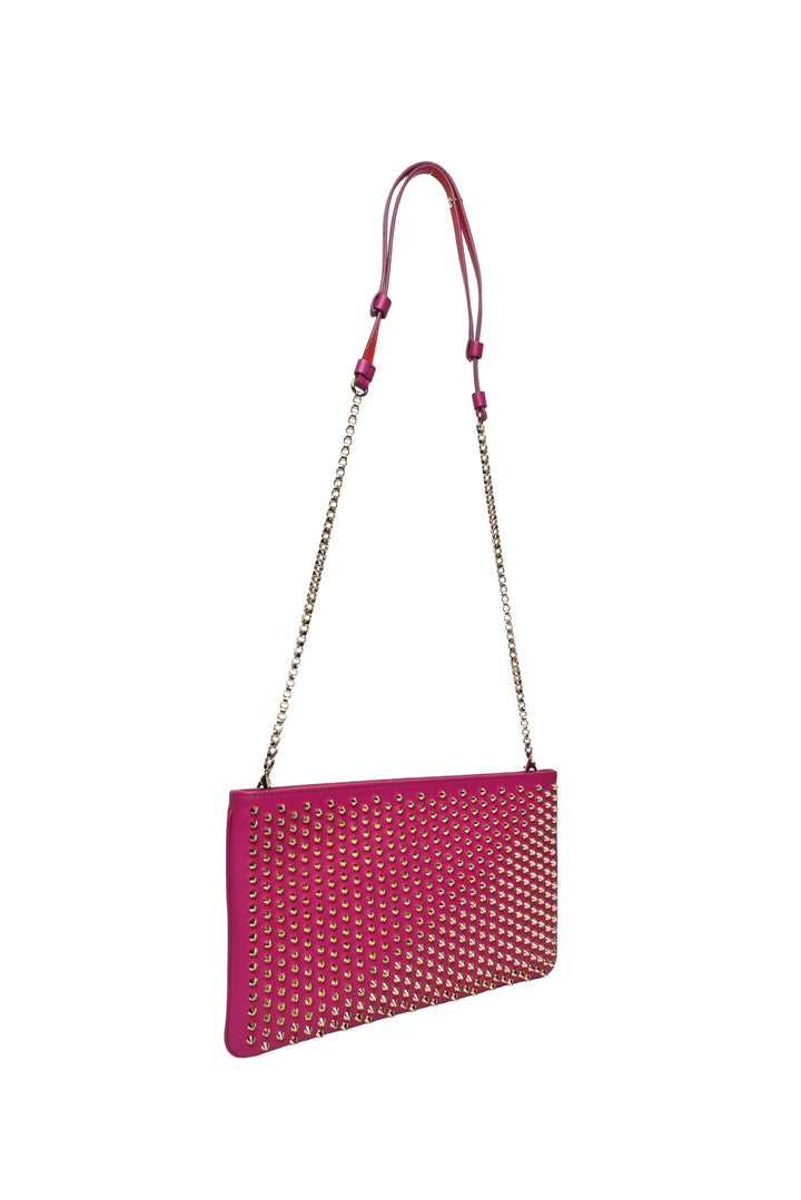 Christian Louboutin Loubiposh Spiked Clutch