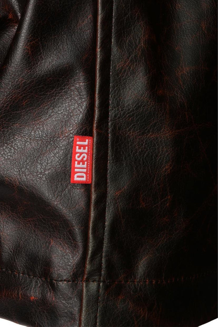 Diesel Size 50 Men's J-Ram Faux Leather Jacket