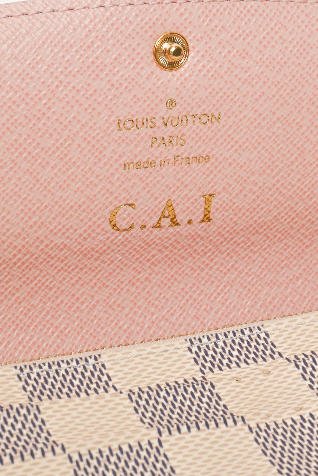 Louis Vuitton Damier Azur Emilie Wallet