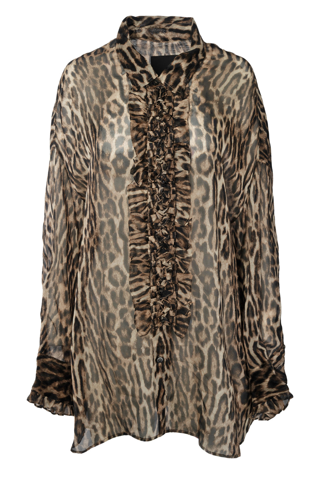 R13 Size M Drop Neck Tuxedo Shirt