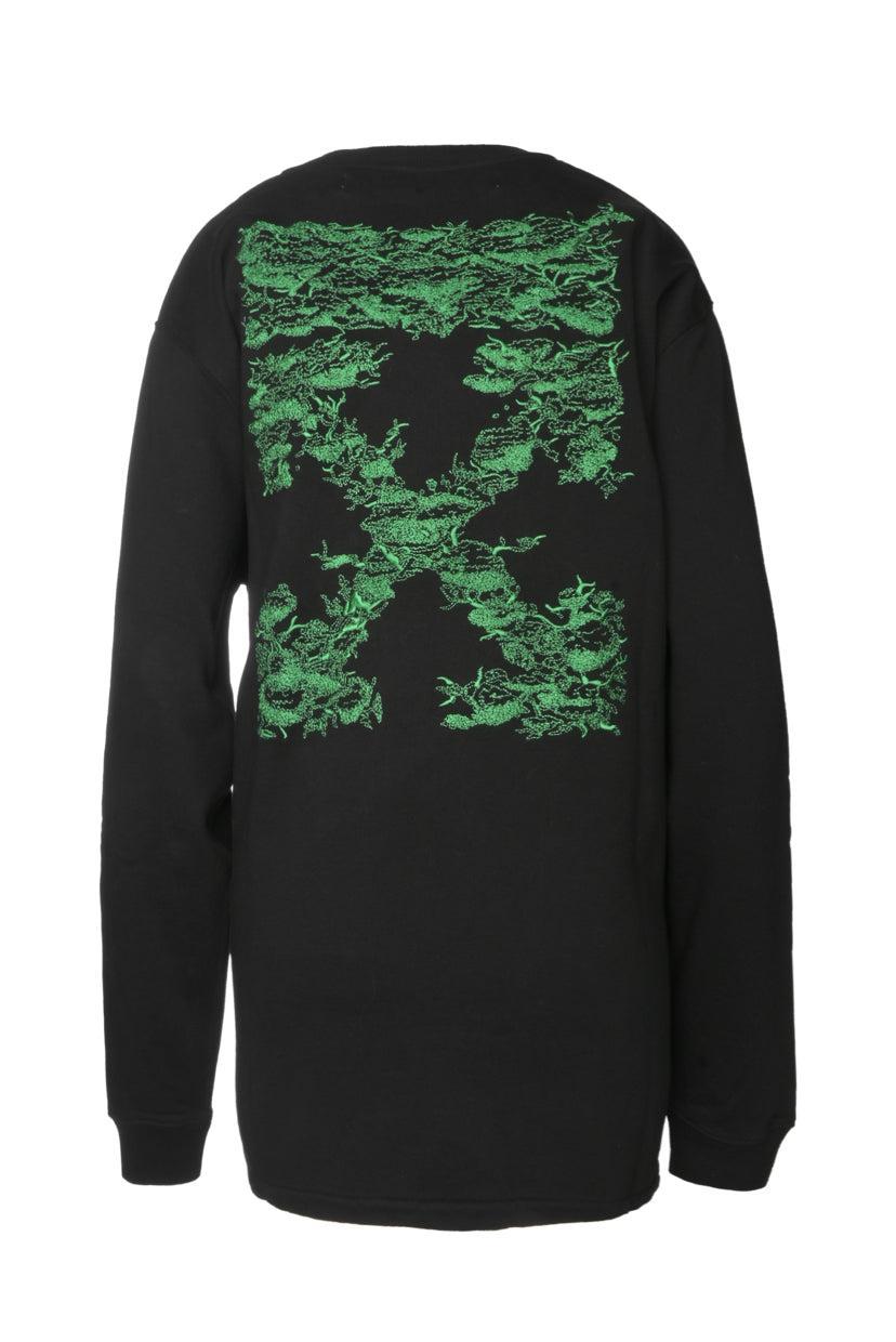 Off White Size S Off Tree Long Crewneck Dress