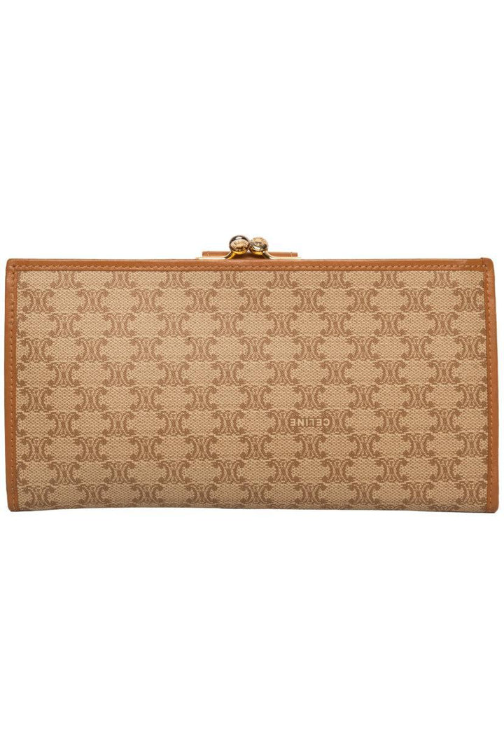 Celine Vintage Triomphe Canvas Wallet