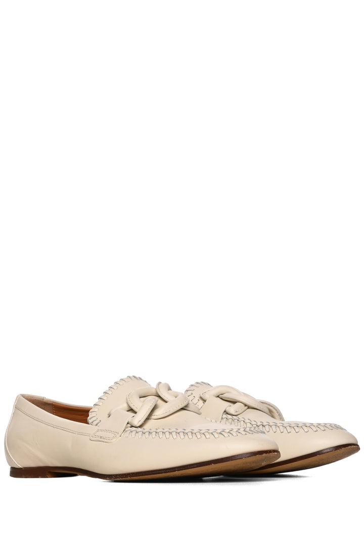Tod's Size 37 Kate Leather Loafers