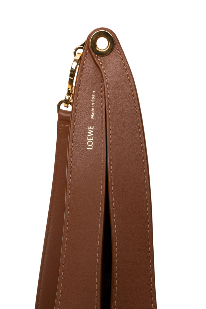 Loewe Anagram Jacquard & Calfskin Leather Small Luna Shoulder Bag