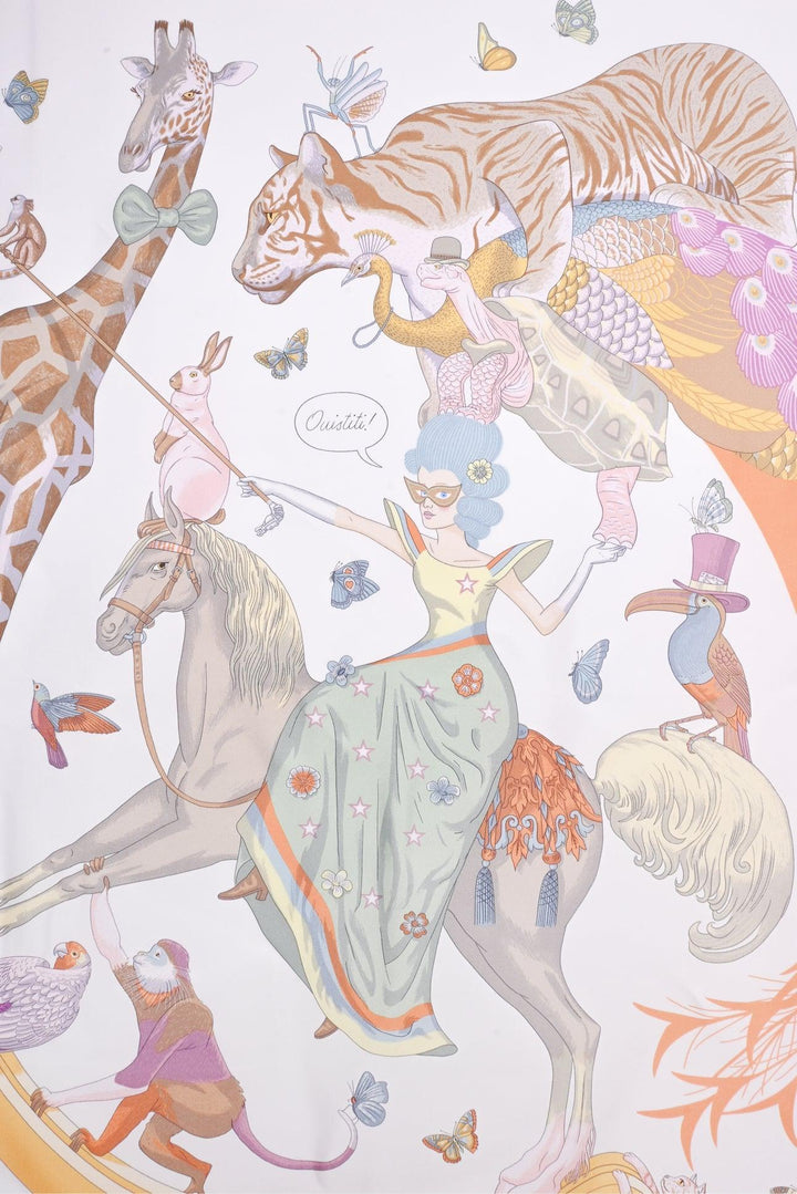 Hermes Story Silk Scarf