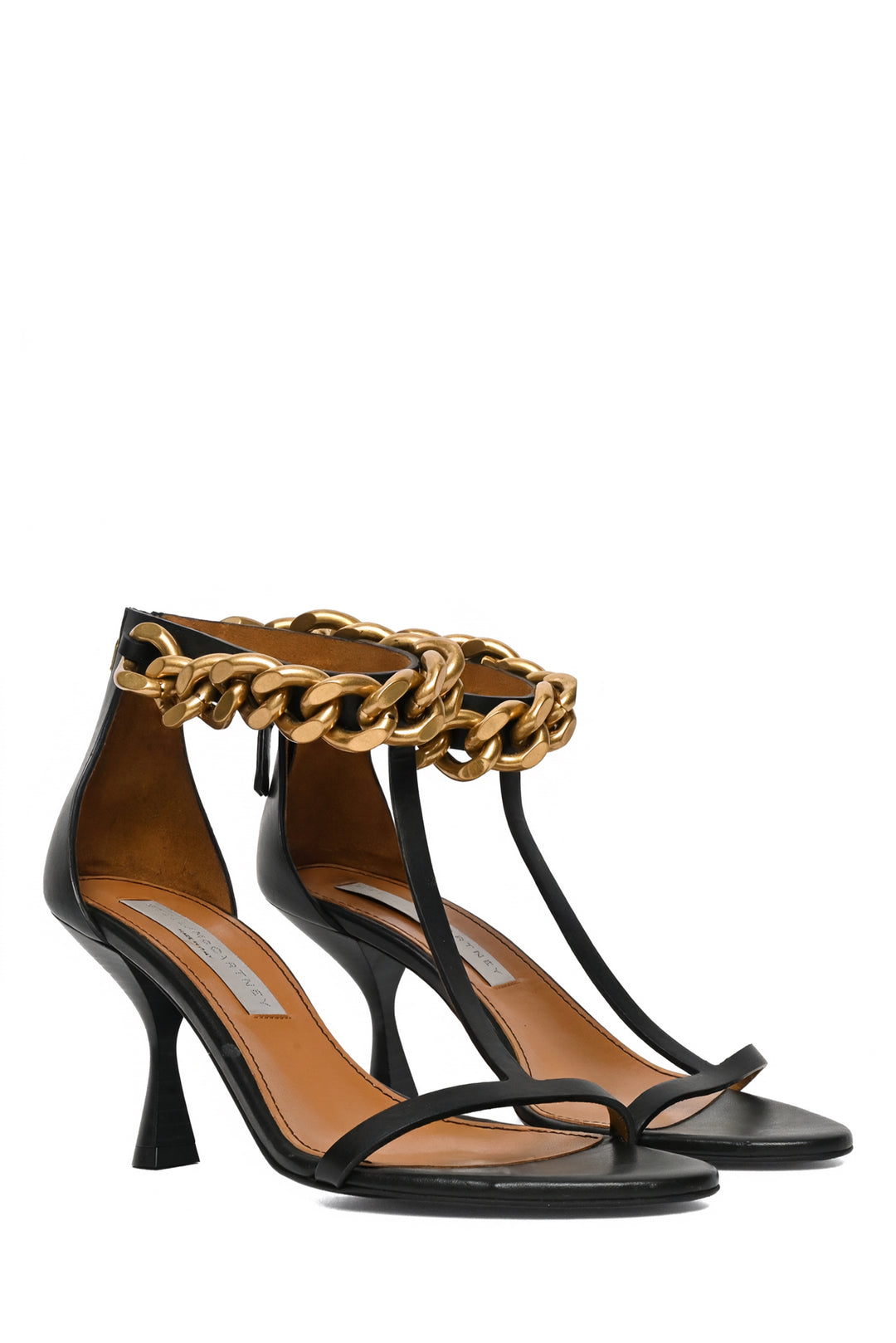 Stella Mccartney Size 38 Falabella Chain Sandal Pumps