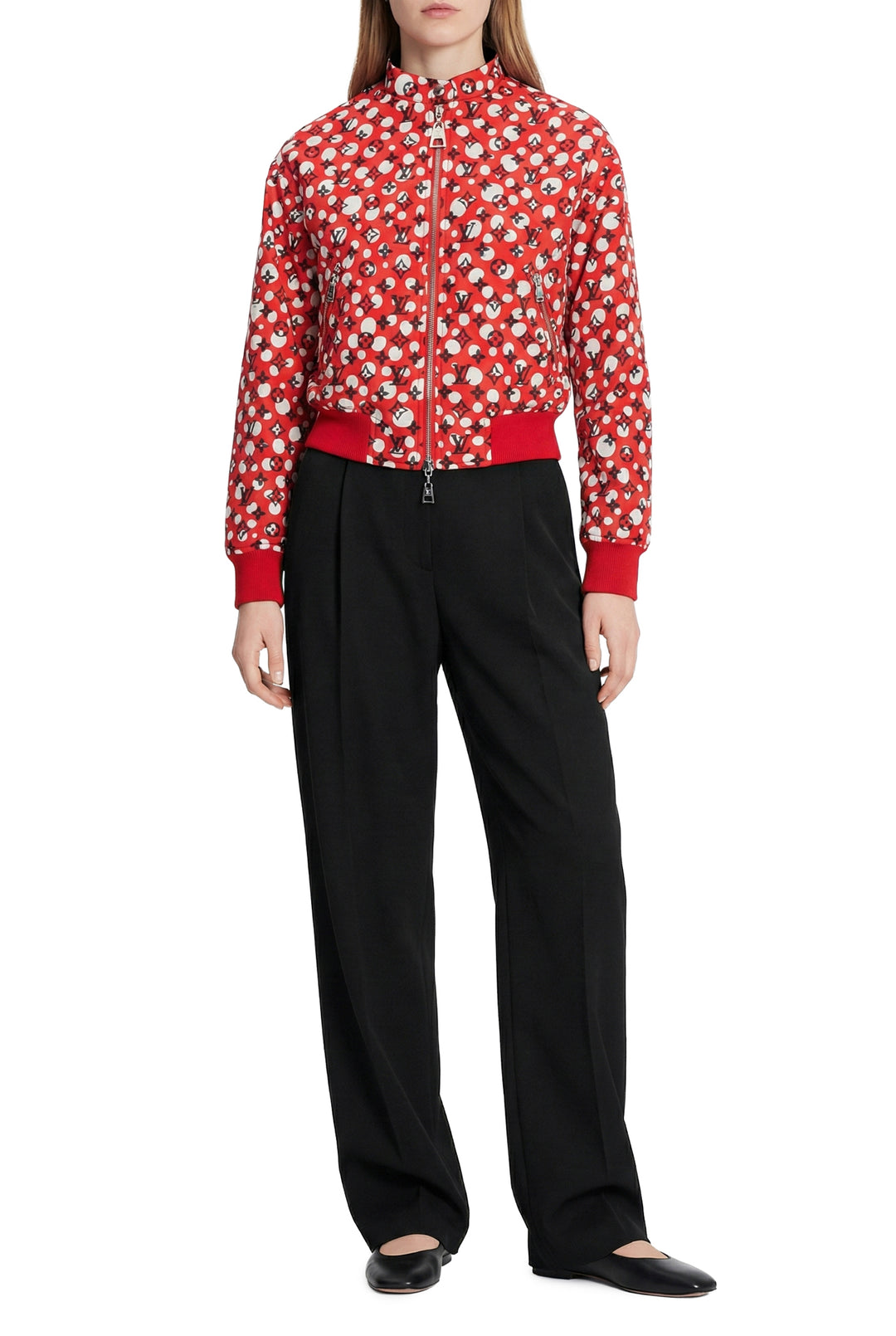 Louis Vuitton Size 34 x Yayoi Kusama Dots Reversible Bomber Jacket