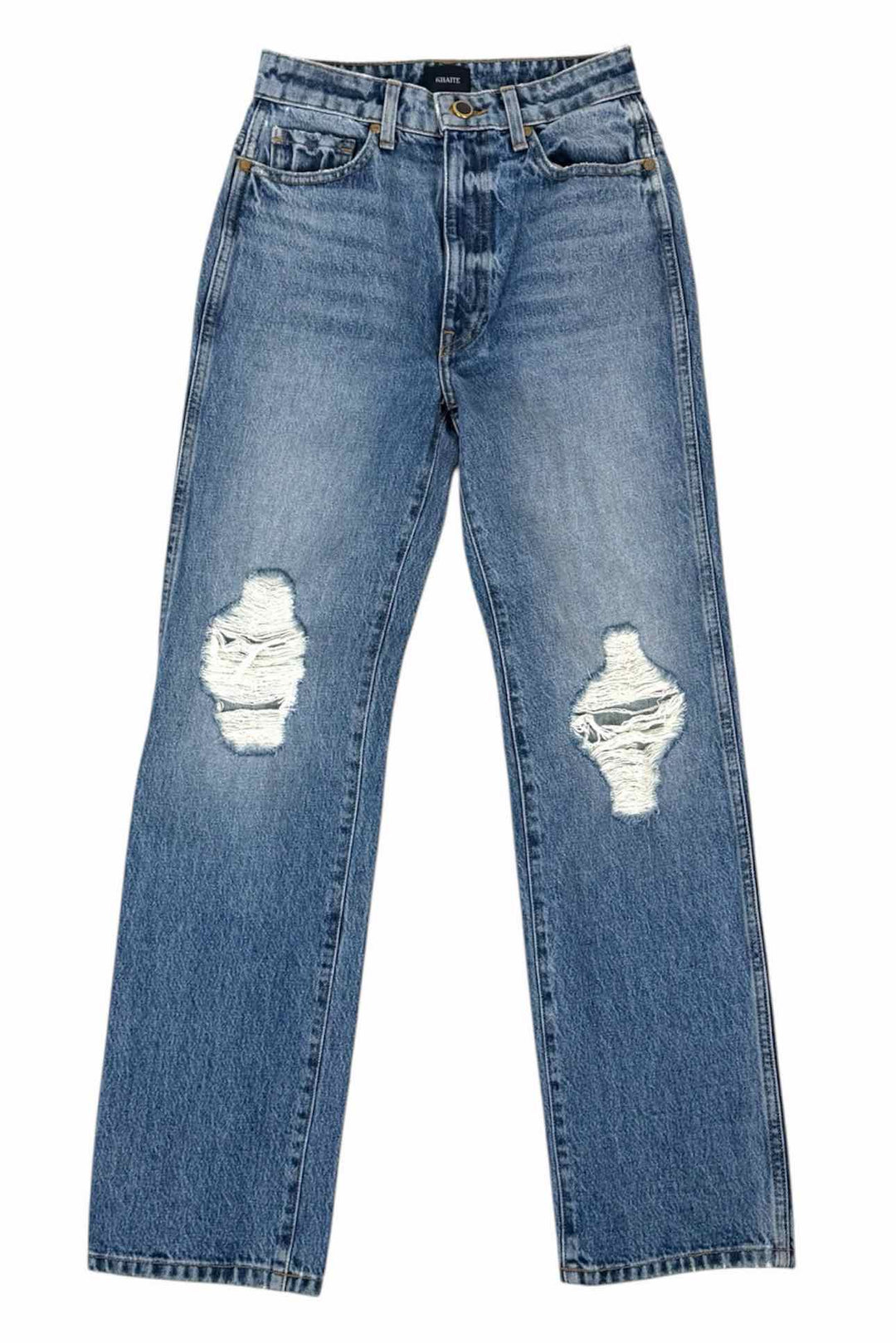 Khaite Size 25 Abigail Distressed Jeans