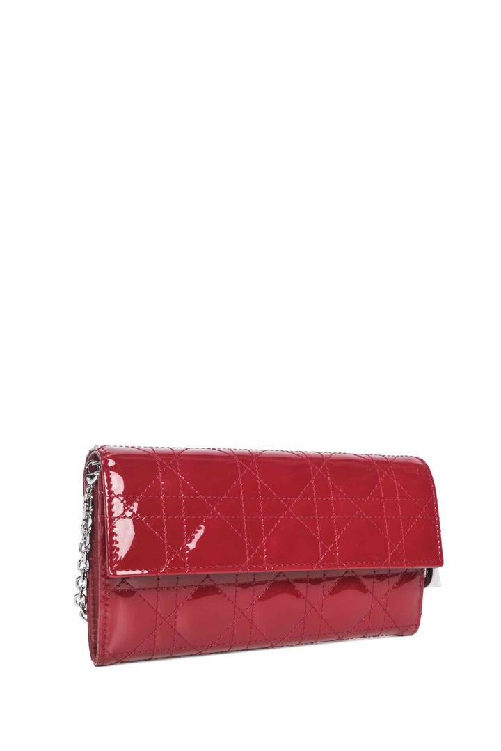 Dior 2016 Lady Dior Rendezvous Cannage Wallet on Chain