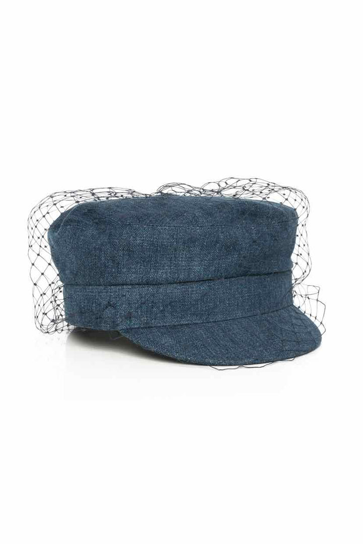 Christian Dior Mesh Leather Newsboy Hat