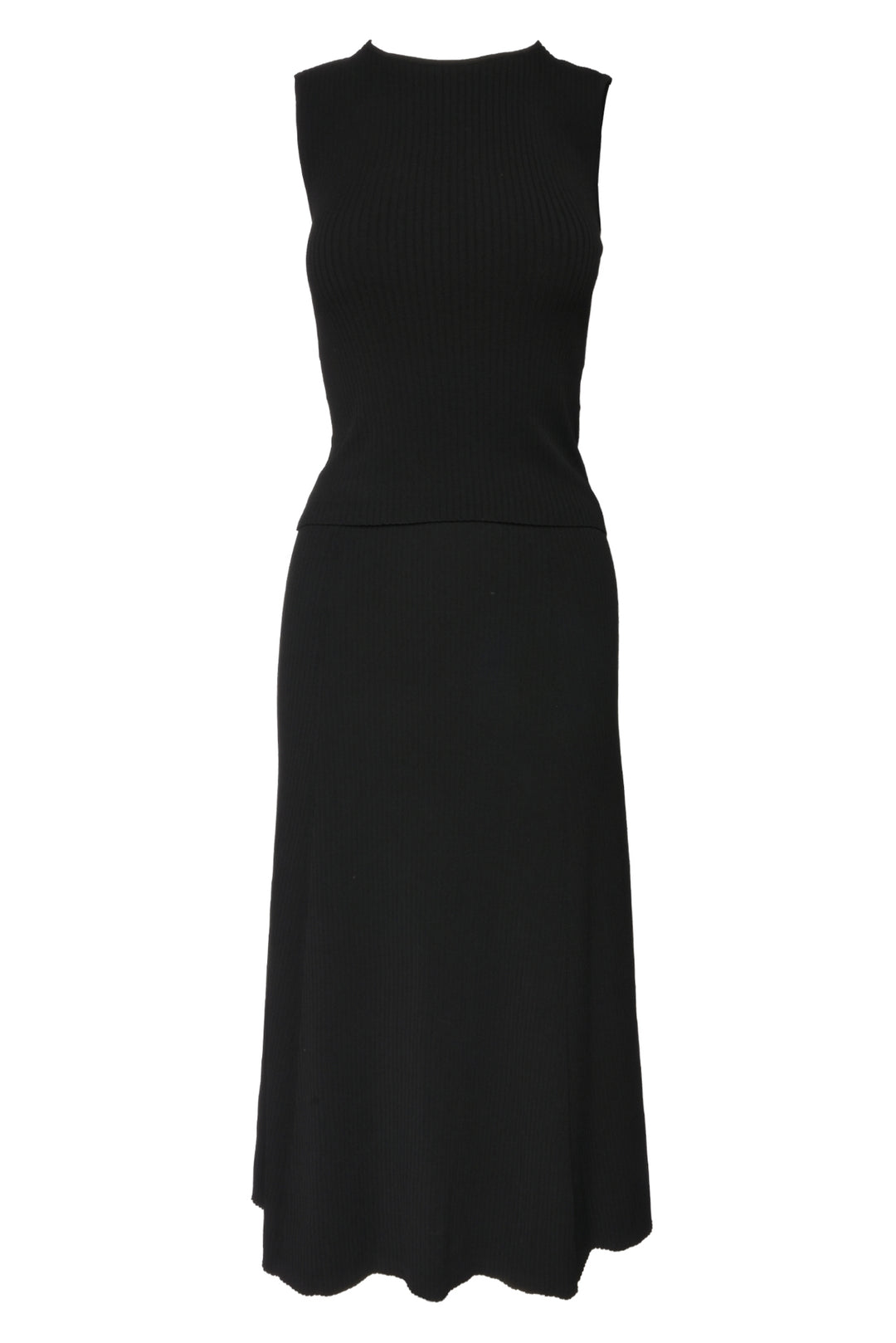 Judith & Charles Size S Ribbed Tank & Midi Skirt Set