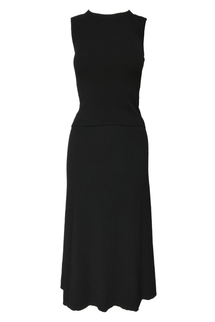 Judith & Charles Size S Ribbed Tank & Midi Skirt Set