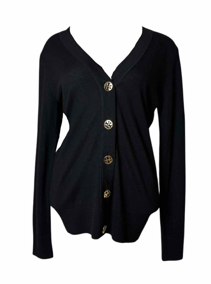Tory Burch Size L Simone Wool Cardigan
