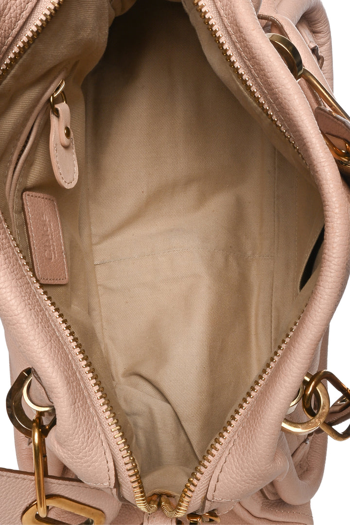 Chloe Leather Medium Paraty Shoulder Bag