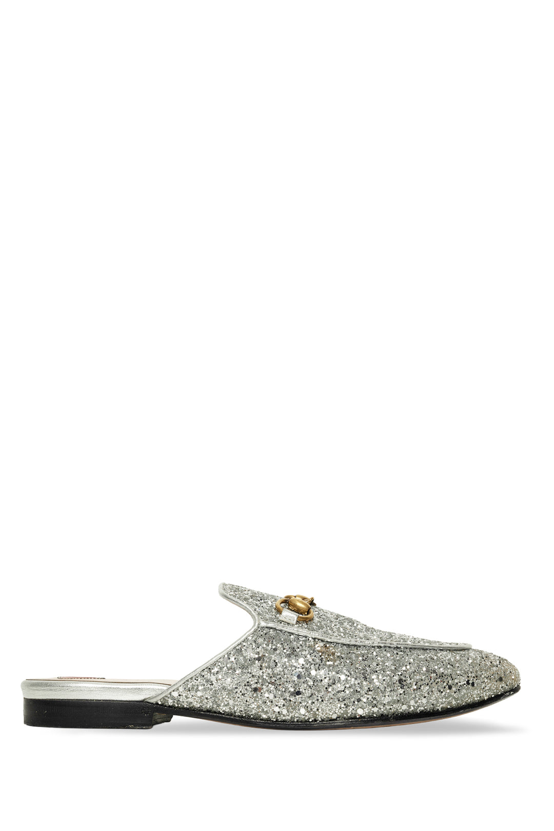 Gucci Size 36 Princetown Glitter Slippers
