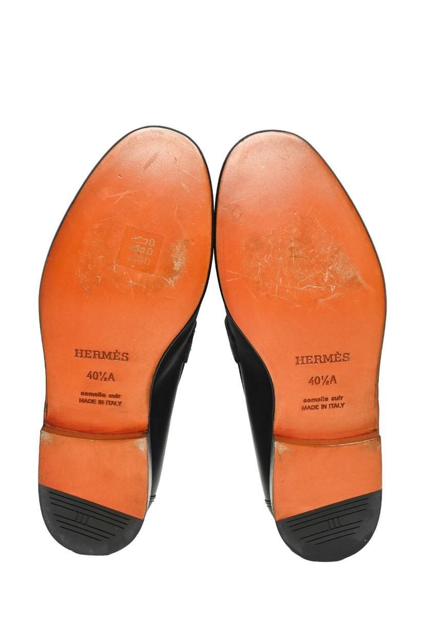 Hermes Size 40.5 Destin Loafers