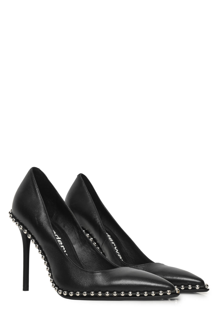 Alexander Wang Size 38.5 Rie Studded Leather Pumps