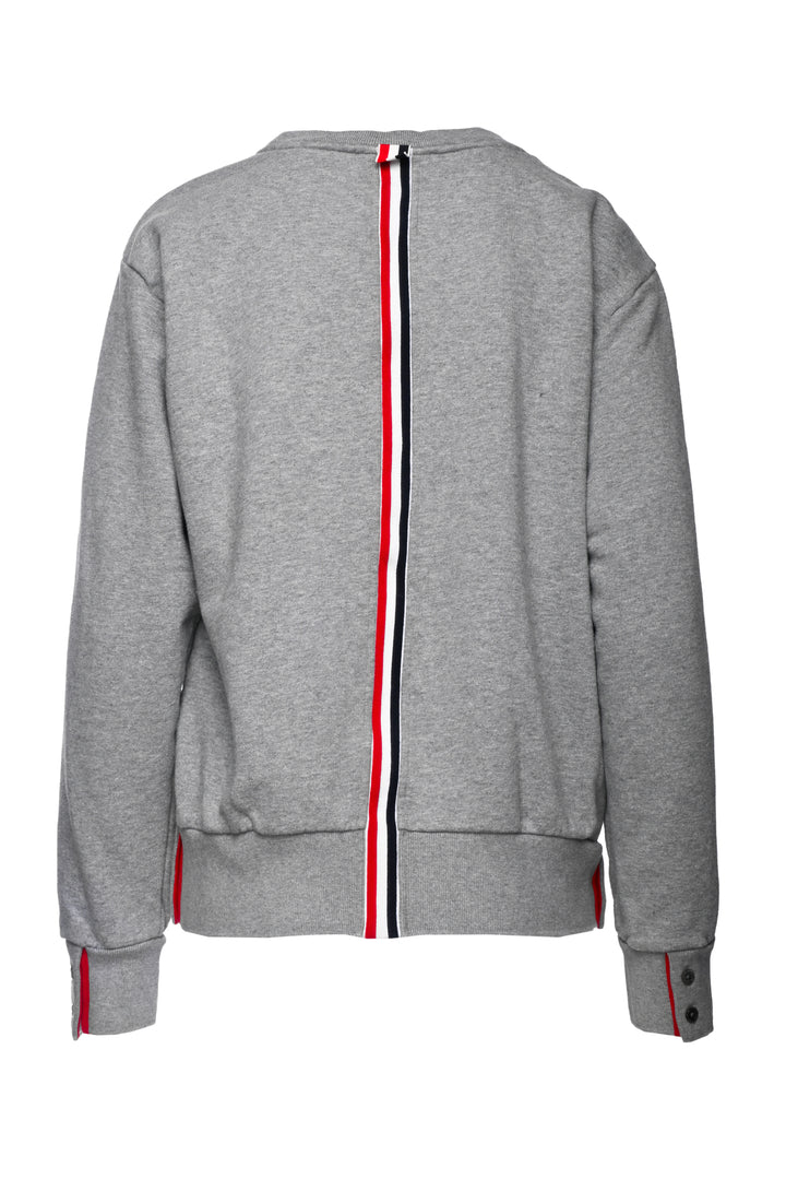 Thom Browne Size 2 Men's RWB Stripe Cotton Sweatshirt