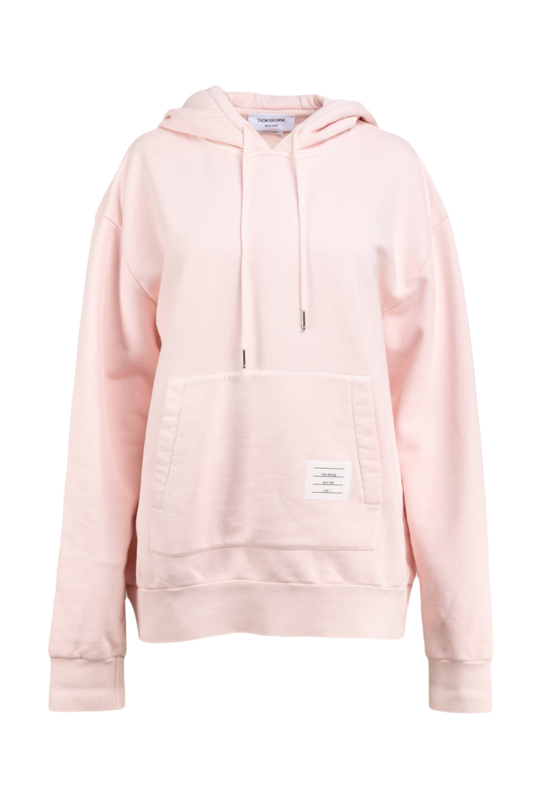 Thom Browne Size 3 Men's Garment Dyed Loopback Cotton Hoodie